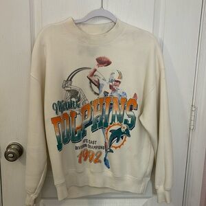 miami dolphins crewneck